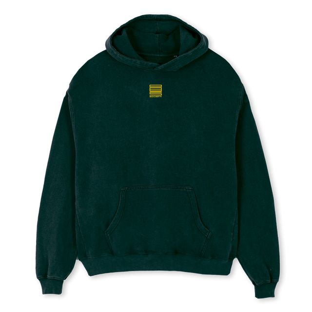 YEL ICONHOOD Wild Green Oversized Hoodie.