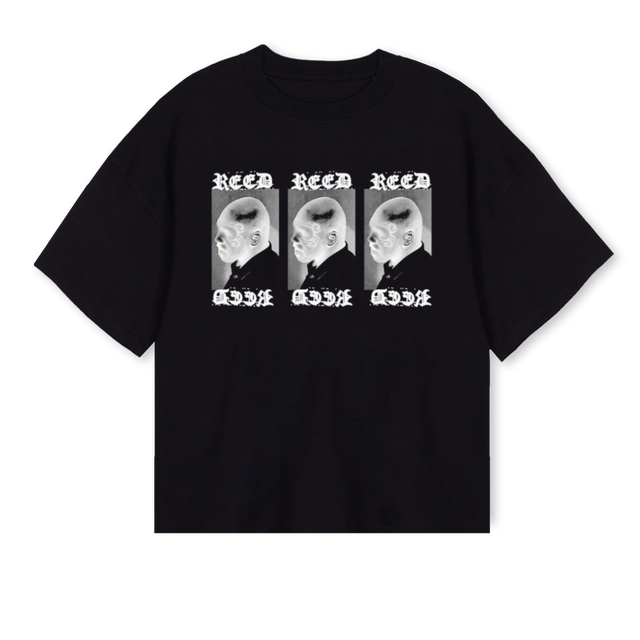 EOTT Black Oversized Boxy Tee.