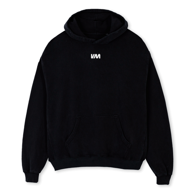 CONCEPTFIVE Black Oversized Hoodie.