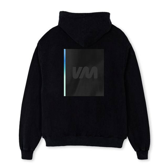 CONCEPTFIVE Black Oversized Hoodie.