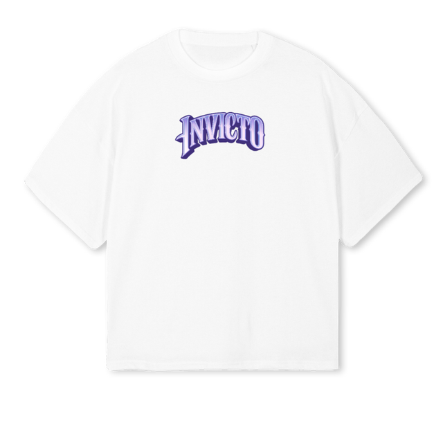 INVICTOSW White Oversized Boxy Tee.