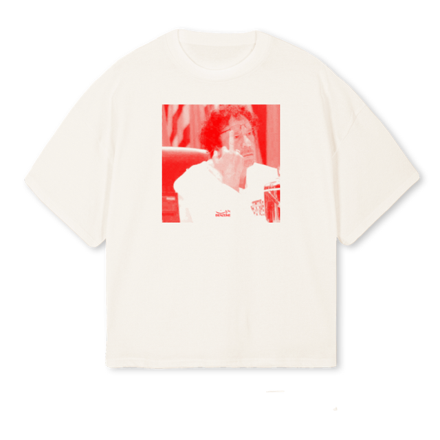 GADAFUCKS Vintage White Oversized Boxy Tee.
