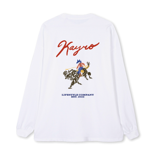 CABALLOT White Oversized LS Tee.