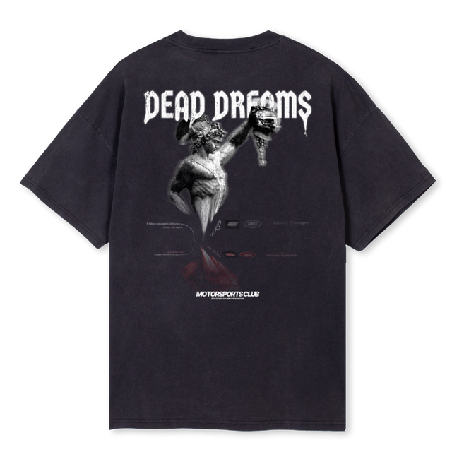 DEADDREAMS  Vintage Black Oversized Tee.