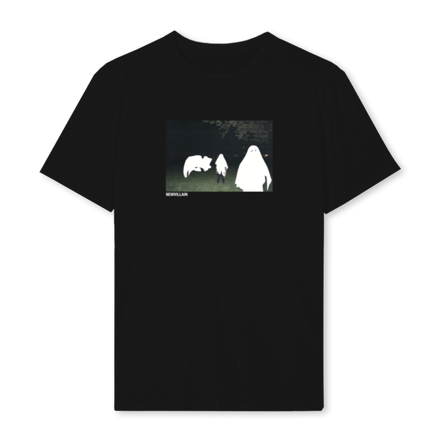 SEEGHOSTS Black Regular Tee.