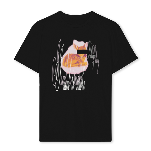 INEEDTOSMOKE Black Regular Tee.