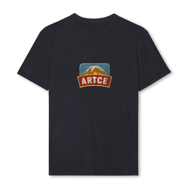 ARTERIENCE Vintage Black Regular Tee.