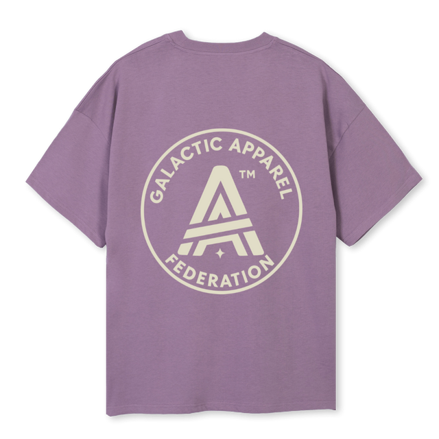 GAF OST L PRPLE Purple Oversized Tee.
