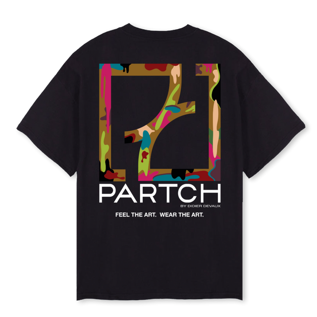 DRIFTBLKOV Black Oversized Tee.