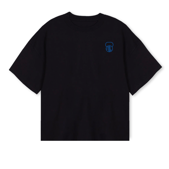 FWJBLACKBOXY Black Oversized Boxy Tee.