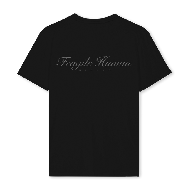 LOG TSH Black Regular Tee.