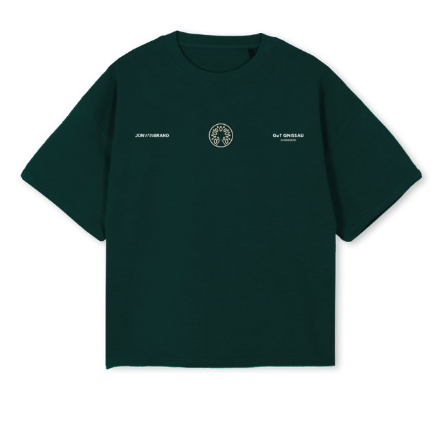 JVBGGFARMLIFETGREENL Wild Green Oversized Boxy Tee.