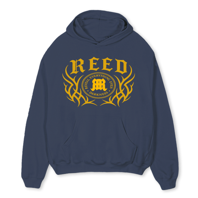 REED UNIVERSITY Navy Blue Oversized Hoodie.