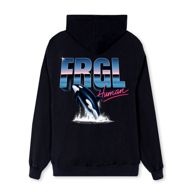 FRGL OCRA HD Black Regular Hoodie.