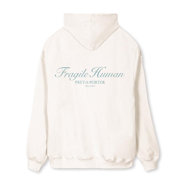 PRET HD Vintage White Regular Hoodie.