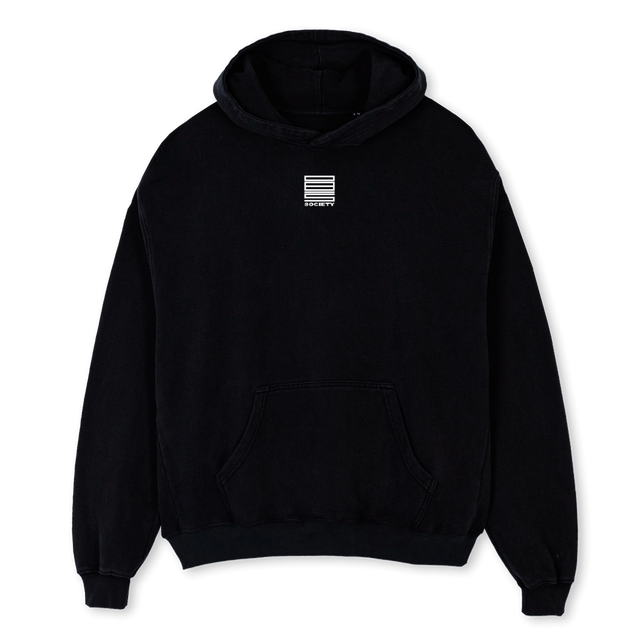 OSTX Black Oversized Hoodie.