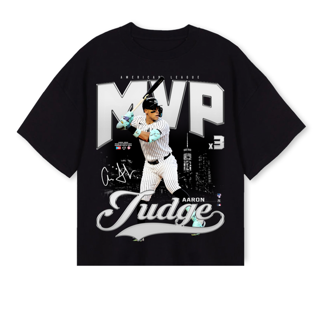 JUDGE MVP Black Oversized Boxy Tee.