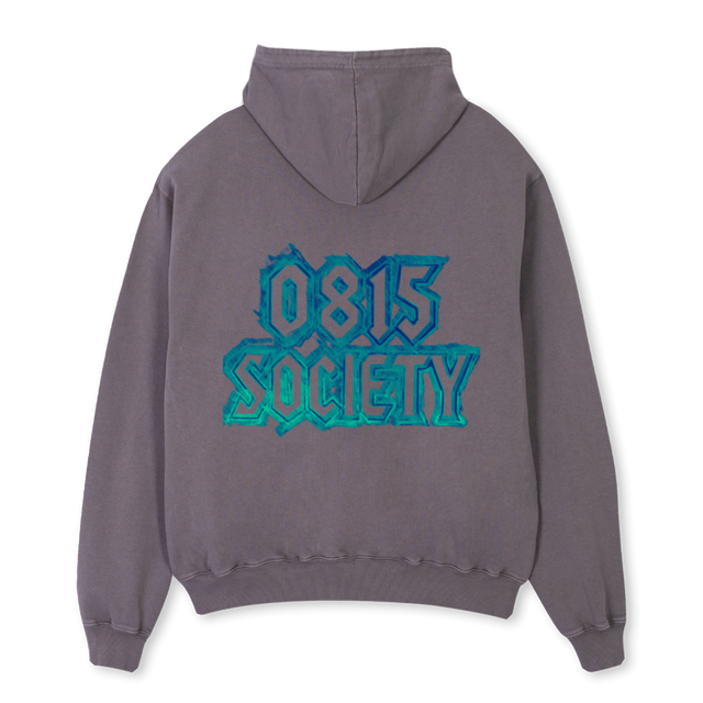 BLUEMETAL Pigment Grey Oversized Hoodie.