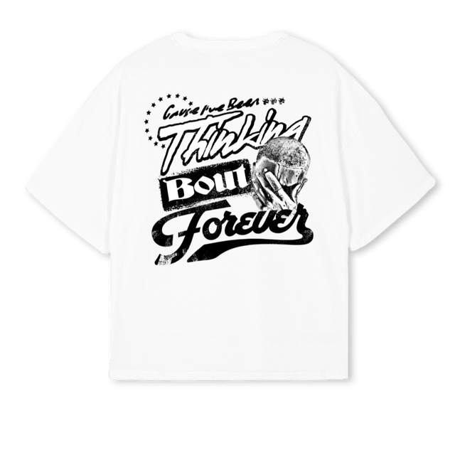 FRANKOCEANID White Oversized Boxy Tee.