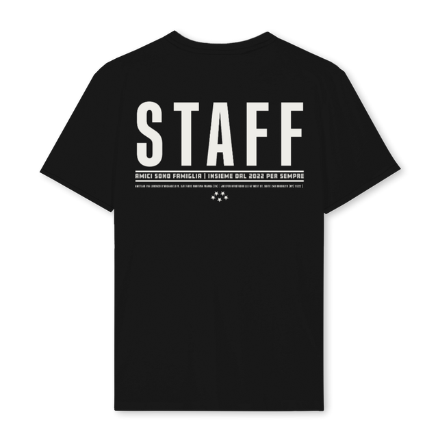 AMETLAB Black Regular Tee.