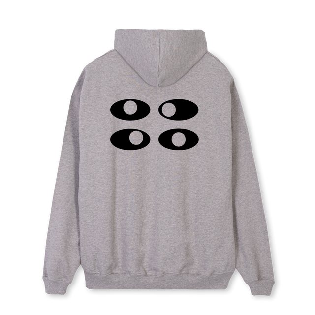 VISAECHOODIE Grey Marl Regular Hoodie.