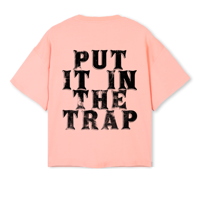 TISH Pink Clay Oversized Boxy Tee.