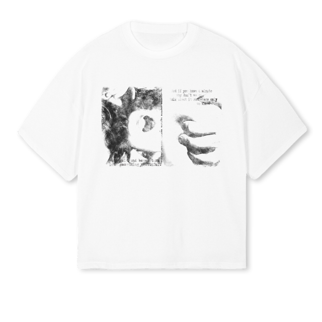 BDL White Oversized Boxy Tee.