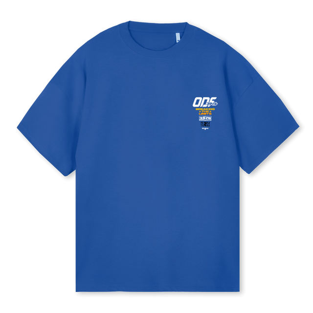 CMODFTSCB Cobalt Blue Oversized Tee.