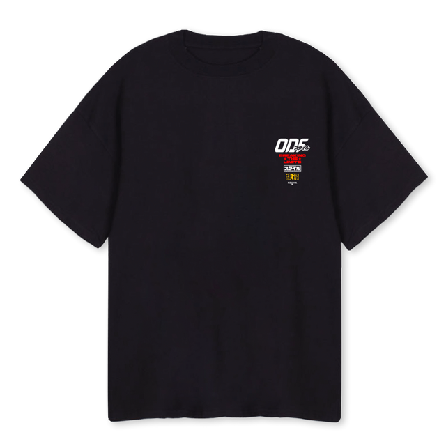 CMODFTSB Black Oversized Tee.