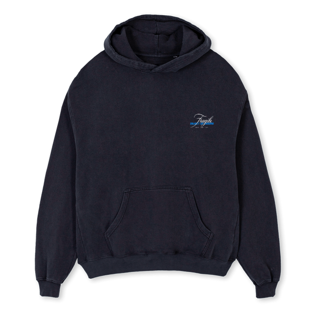 TOKYO HD Vintage Black Oversized Hoodie.