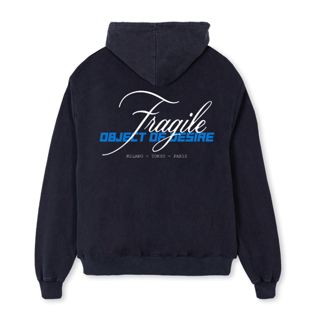 TOKYO HD Vintage Black Oversized Hoodie.