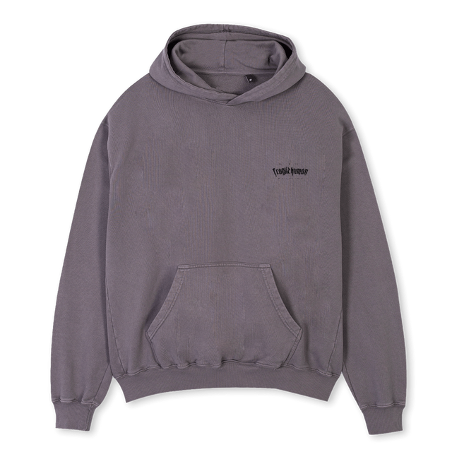 OLDLOG HD_PG Pigment Grey Oversized Hoodie.