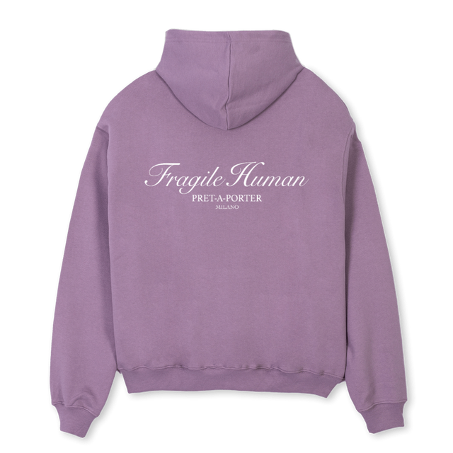 LOG HDD Purple Oversized Hoodie.
