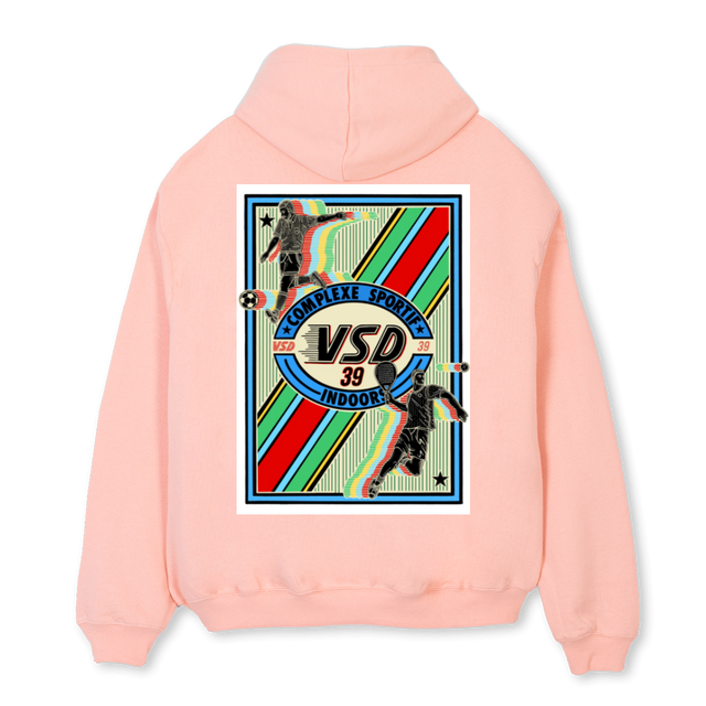 SAUMON  Pink Clay Oversized Hoodie.