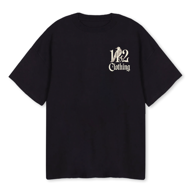 CROWT Black Oversized Tee.