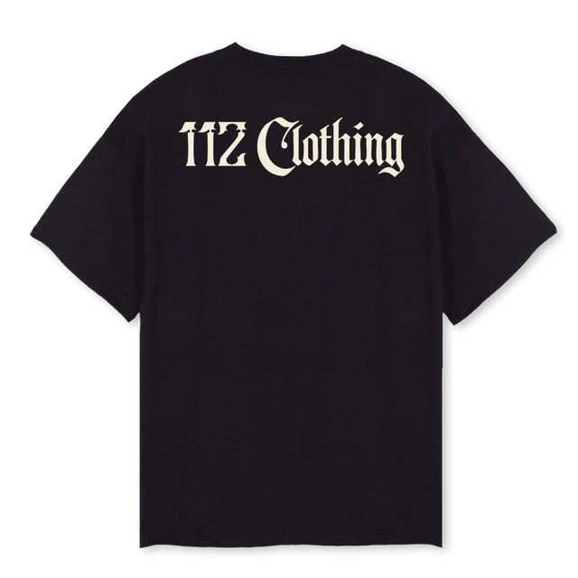 CROWT Black Oversized Tee.