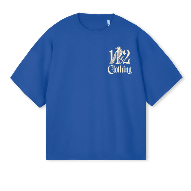CROWTBLU Cobalt Blue Oversized Boxy Tee.
