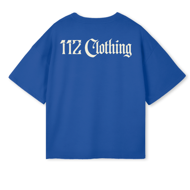 CROWTBLU Cobalt Blue Oversized Boxy Tee.