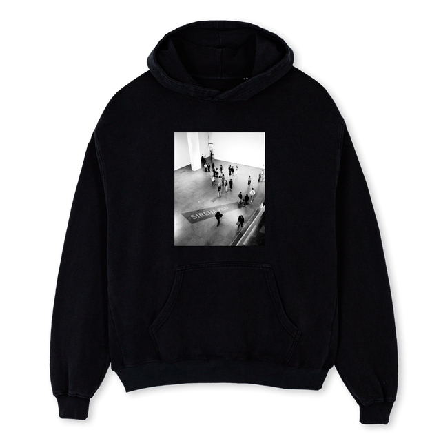 SFHOODIE Black Oversized Hoodie.