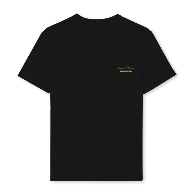 NLOGO TSH Black Regular Tee.