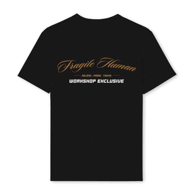 NLOGO TSH Black Regular Tee.