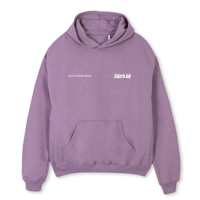 CUCAROSA Purple Oversized Hoodie.