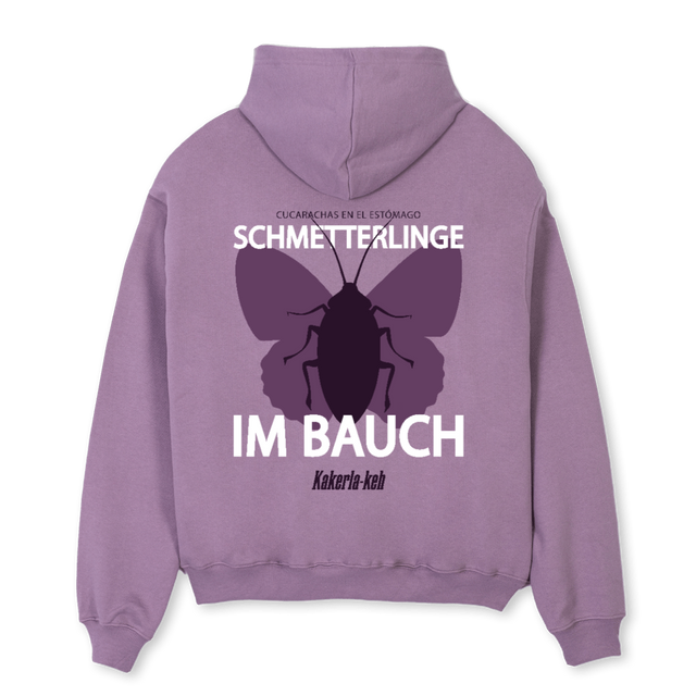 CUCAROSA Purple Oversized Hoodie.
