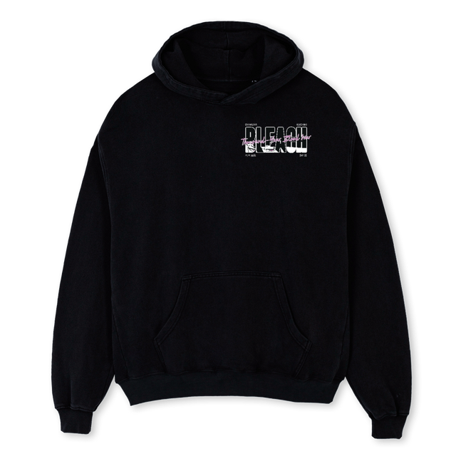CAPTAIN SIXTH DIV Black Oversized Hoodie.
