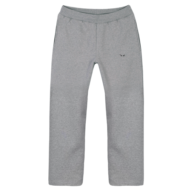 BKTIGER Grey Marl Straight-Leg Relaxed Sweatpants.