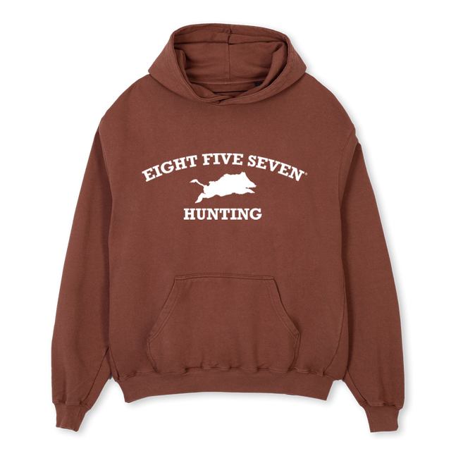 EFS STWOHOODIELUIS Vintage Brown Oversized Hoodie.