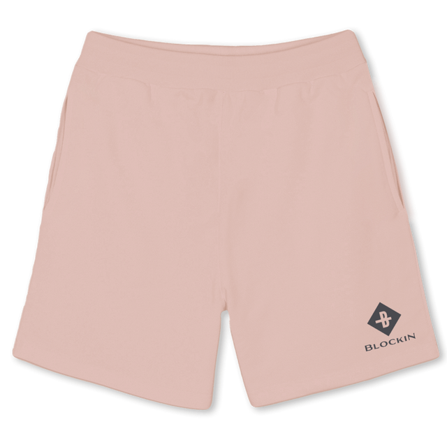 SS PINKSHORT Pink Clay Relaxed Sweatshorts.