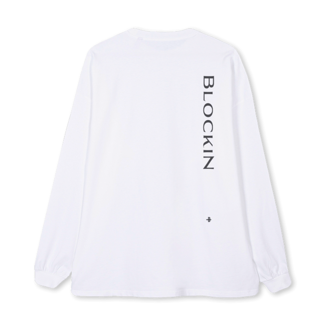SS SHIRTWHITE White Oversized LS Tee.