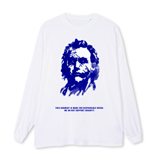 THEJOKER White Oversized LS Tee.