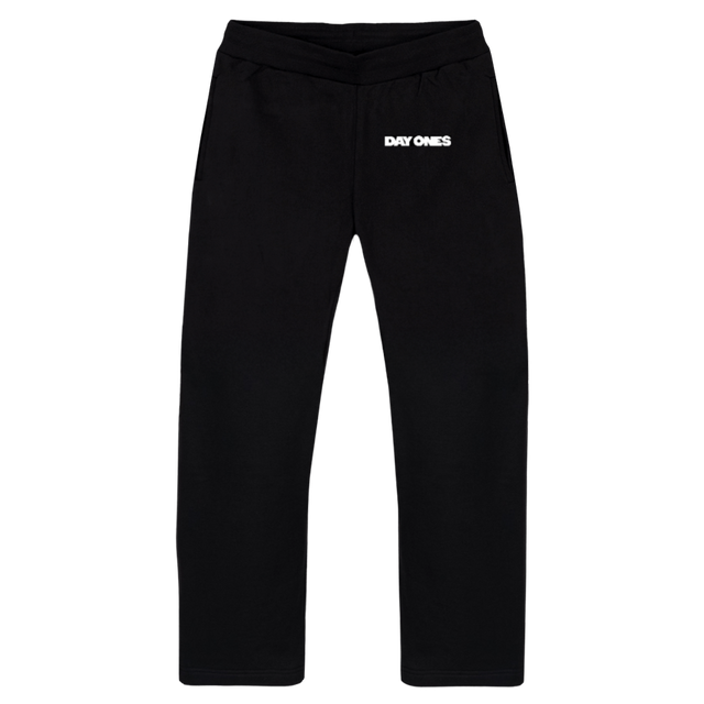 DYPANTS Black Straight-Leg Relaxed Sweatpants.